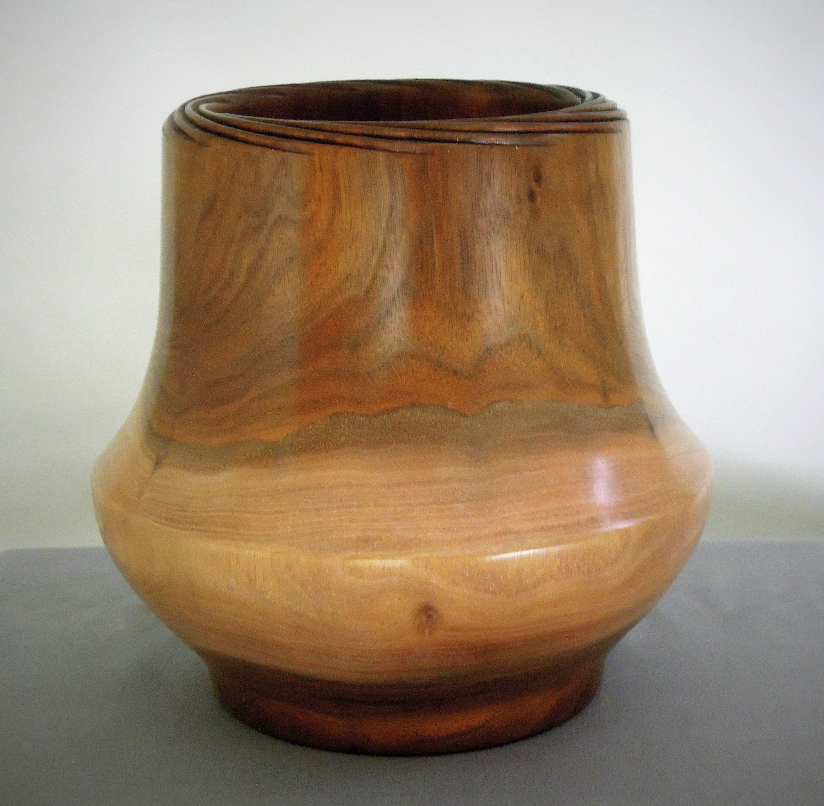 Made of Black Walnut
7"H X 6.5"Dia.
Signed and #85